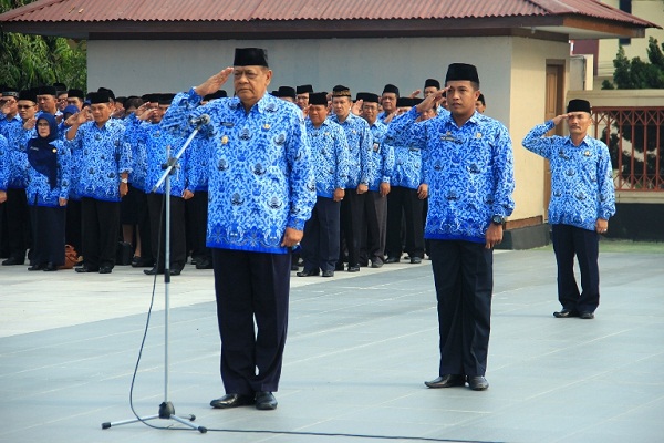 Wagub Pimpin Upacara di Taman Makam Pahlawan Tatura