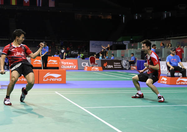 Kevin/Marcus Singkirkan Juara Dunia 2014 