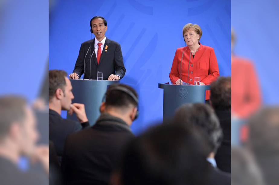 Presiden Jokowi Bersama Kanselir Jerman
