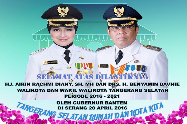 Usai Dilantik Airin-Davnie Langsung Bekerja