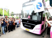 Sambut Hari Kartini, Pemprov DKI Jakarta Luncurkan Bus TransJakarta Khusus Wanita 