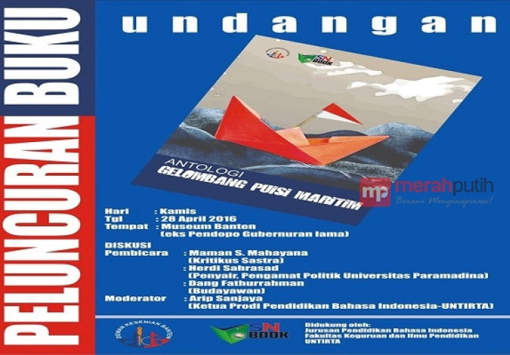 Dewan Kesenian Banten Segera Luncurkan Buku Gelombang Puisi Maritim