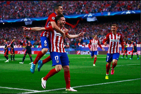 Atletico Madrid Pecundangi Bayern Munchen di Vincente Calderon