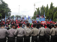 Aksi Buruh Berbarengan dengan Demo 2 Desember