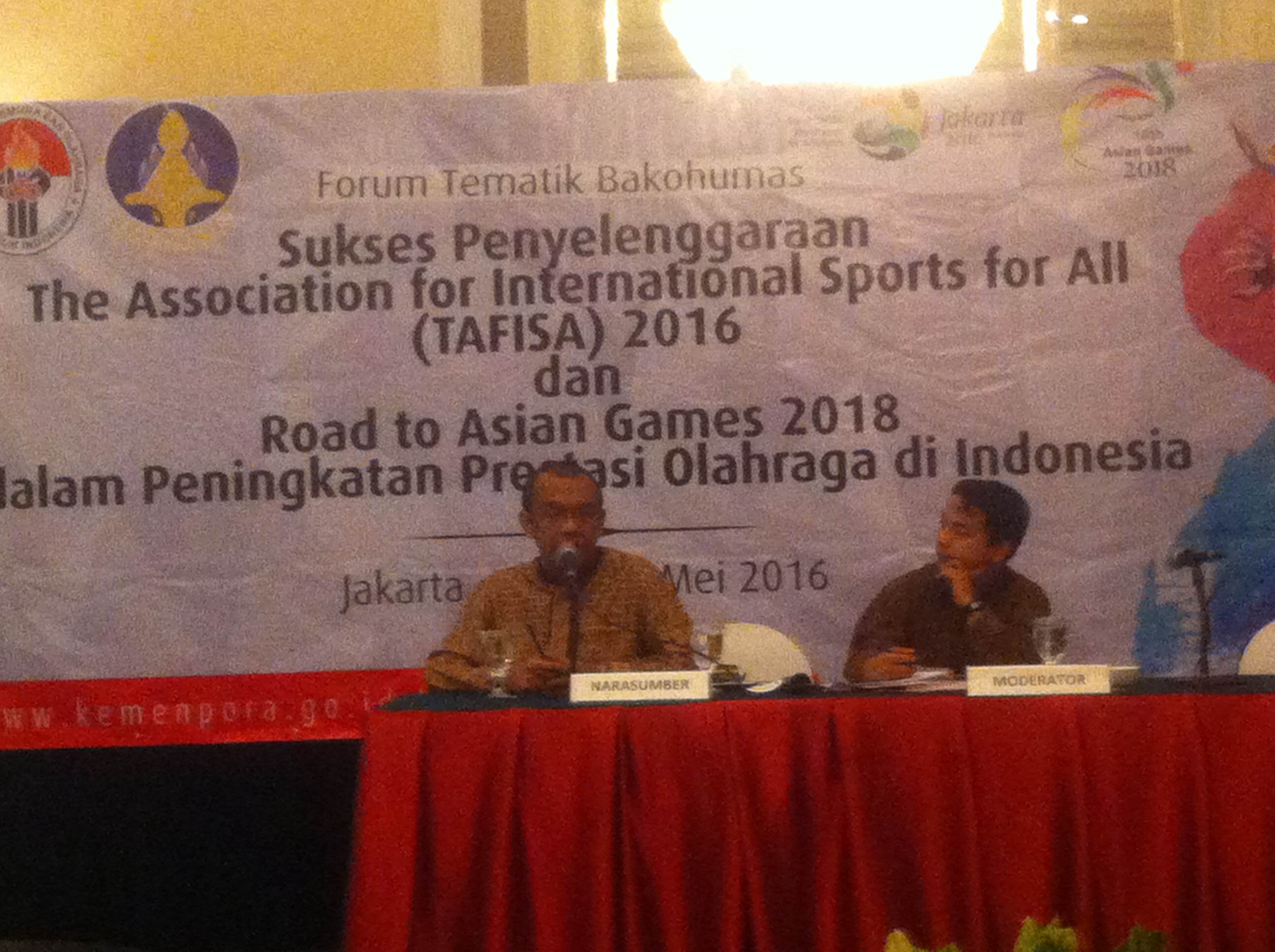 Sukseskan Tafisa dan Asian Games, Kemenpora Dekati Tiap Kementerian