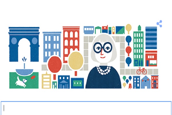 Google Pasang Doodle Jane Jacobs, Siapakah Dia?