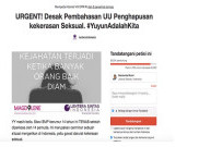 Kasus Yn, Puluhan Ribu Netizen Dukung Petisi Penghapusan Kekerasan Terhadap Perempuan