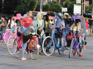 Suasana Liburan di Kota Tua Jakarta