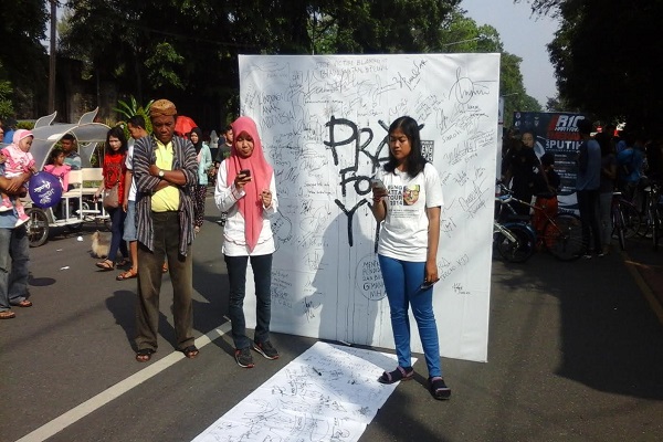 Di Solo, Solidaritas Untuk Yn Ditandai dengan Aksi Baca Puisi