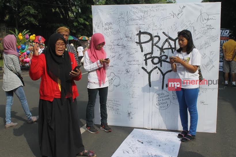 Wujud Keprihatinan Yn, Wong Solo Kumpulkan Tanda Tangan di CFD