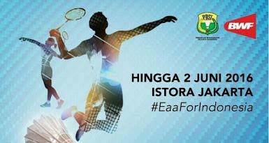 Turnamen Indonesia Open 2016 Perebutkan Hadiah Rp11,7 miliar 