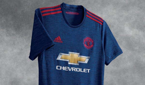 Manchester United Rilis Jersey Tandang Musim 2016/17