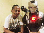 Tuntutan Ekonomi Alasan Yudi Berkeliling Memakai Kostum Iron Man