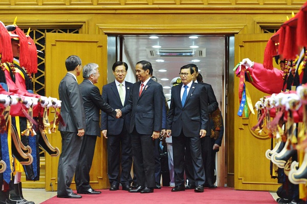 Presiden Jokowi Langsung Temui WNI di Korea Selatan