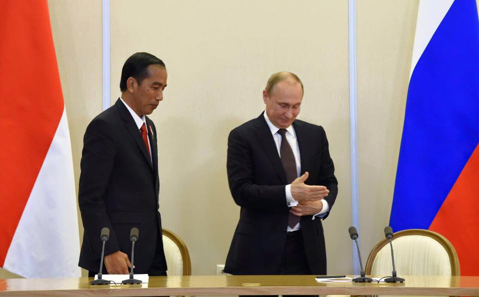 Presiden Jokowi di Rusia