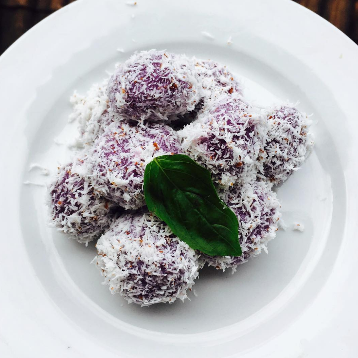 Klepon Ubi Ungu, Jajanan Sehat Khas Ramadan