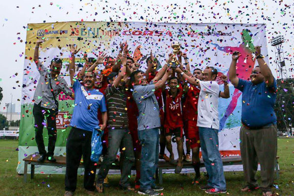 Bungkam PSSI Pers, Polda Juarai Invitasi Sepakbola Antar Forum Wartawan 2016