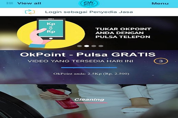 Aplikasi OkBisa Layani Konsumen dengan 130 Kategori Produk