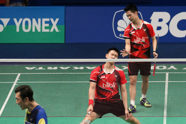 Lee/Yoo Masih Terlalu Tangguh Buat Kevin/Marcus  