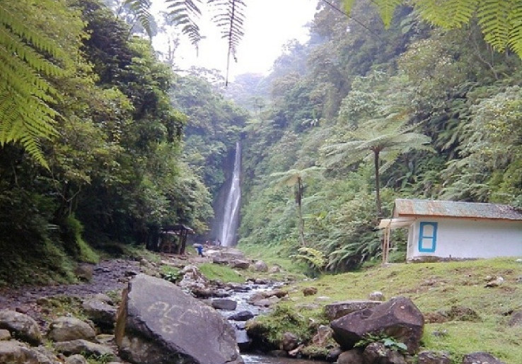 Sejukkan Diri di Air Terjun Ciismun Kebun Raya Cibodas