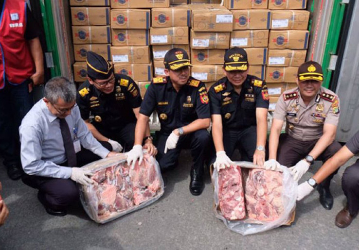 Ditjen Bea Cukai Gagalkan Impor Daging Ilegal
