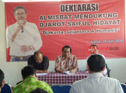 Dicuekin PDIP, Djarot Saiful Hidayat Diusung Relawan Jokowi