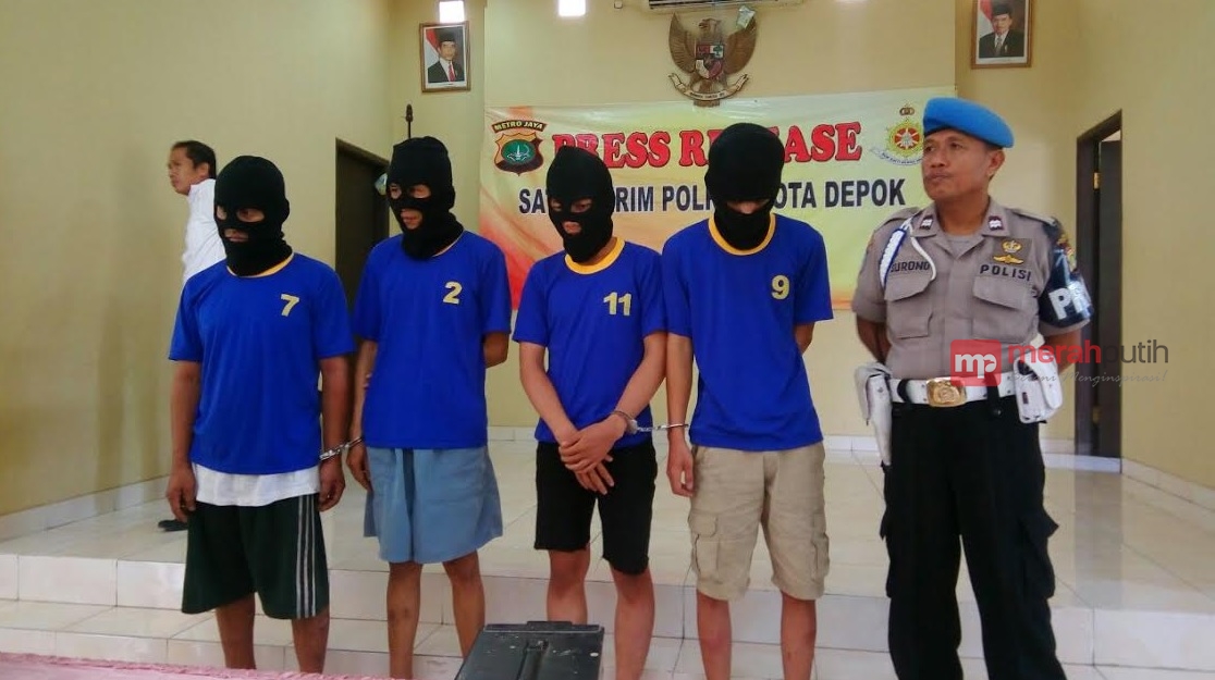 Kelompok Begal Kejam, Bandit Naga Dibekuk Polres Depok