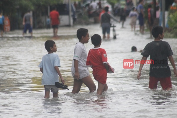 Diguyur Hujan Semalam, Bengawan Solo Siaga Hijau