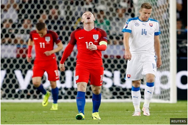 Inggris Frustrasi, Wales Pimpin Grup B Euro 2016