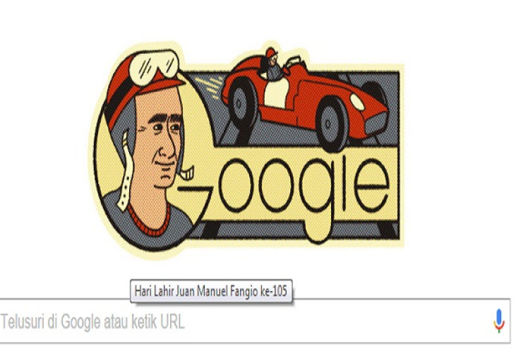 Google Doodle Pasang Gambar Juan Manuel Fangio, Siapa Dia?