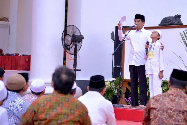 HUT Bhayangkara, Jokowi Titip Salam Untuk Anggota Polri Yang Sedang Bertugas di Jalur Mudik