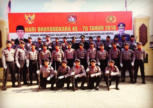 HUT Bhayangkara ke-70 Berlangsung Sederhana
