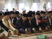 Wapres Jusuf Kalla Salat Id di Masjid Istiqlal
