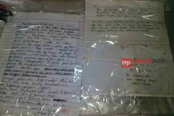 Sebelum Ledakan Bom Bunuh Diri, Nur Rohman Diduga Tulis Surat untuk Istrinya