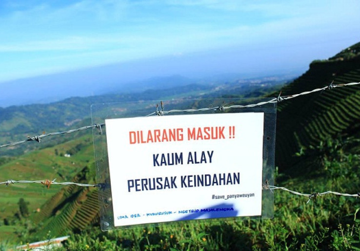 Tragedi Amarilis Terulang, Anak Alay Dilarang Masuk Terasering Argapura