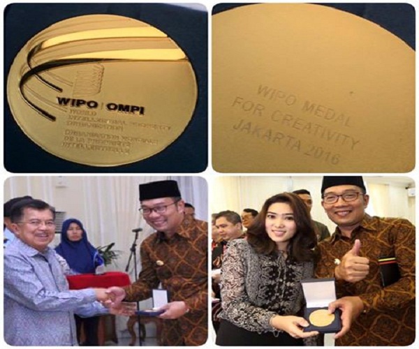 Ridwan Kamil Raih Penghargaan WIPO