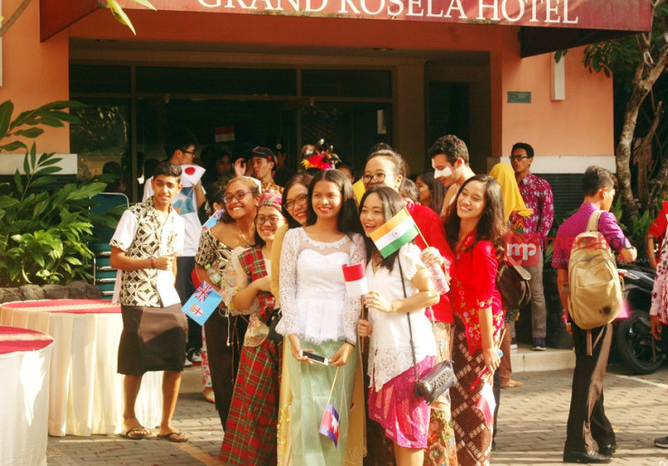 Puluhan Pelajar Asia Pasifik Belajar Budaya Nusantara di Yogyakarta