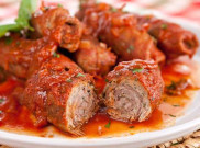 Resep Rolade Daging Saus Santan Maknyus