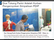 Dituding Pelaku Pengeroyokan, Simpatisan PPP Sambangi Tribun Jogja