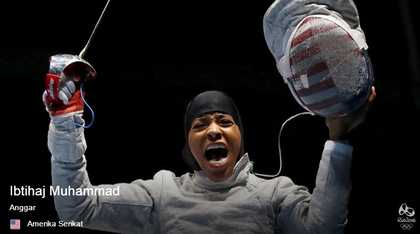 Ibtihaj Muhammad, Atlet Olimpiade Berhijab Pertama dari AS