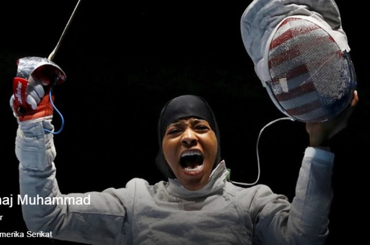 Ibtihaj Muhammad, Atlet Olimpiade Berhijab Pertama dari AS