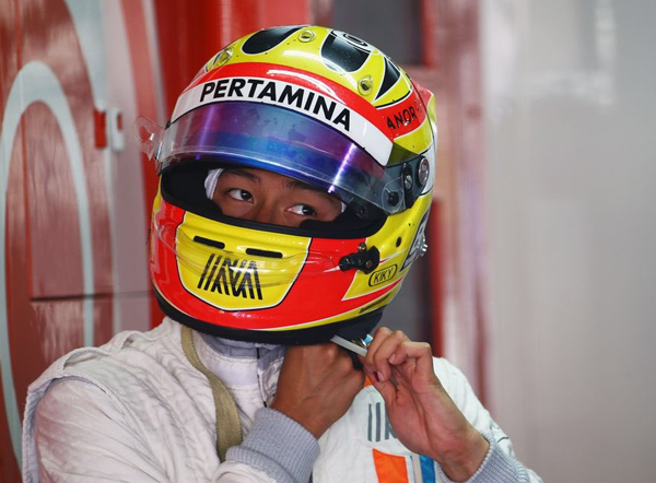 Rio Haryanto (Foto Twitter @ManorRacing)