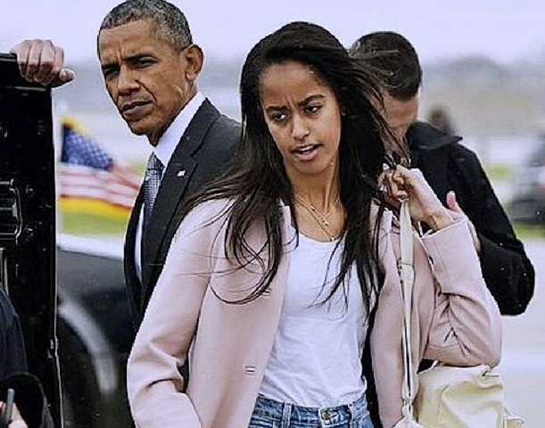 Putri Sulung Presiden Obama Kepergok Hisap Ganja