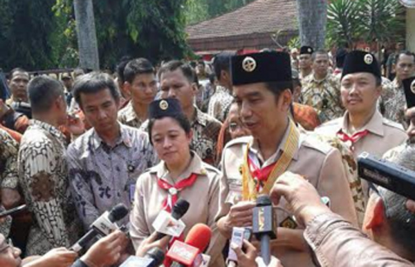 Jokowi Berpesan Gerakan Pramuka Jadi Kegiatan Mengasyikan Kaum Muda