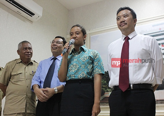 Curhatan Gloria Natapraja Hamel di Gedung Kemenpora