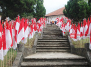 Sambut HUT RI ke-71, Gebyar 10.001 Merah Putih di Gedung Naskah Linggarjati