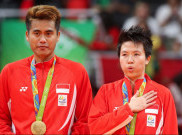 Detik-Detik Membanggakan Indonesia Raya Berkumandang di Olimpiade Rio 2016