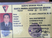 Kapolri Cabut Pangkat Bintang Satu Luhut L Panjaitan