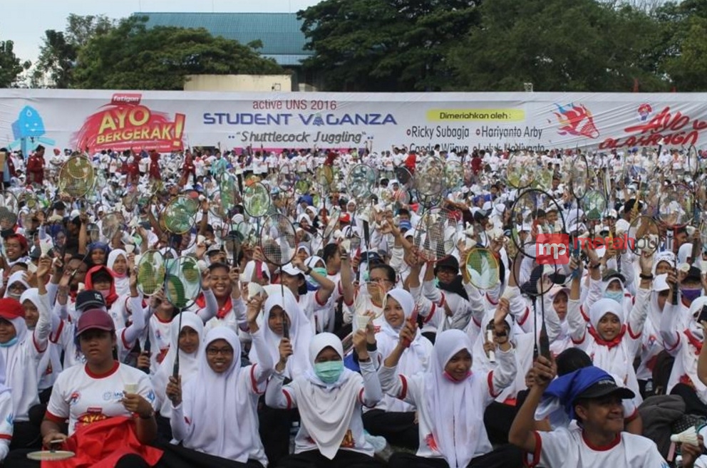 Solo Pecahkan Rekor Muri dengan Shuttlecock Juggling