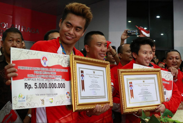 Selain Bonus Rp5 Miliar, Tontowi/Liliyana Juga Dapat Tunjangan Rp20 Juta per Bulan